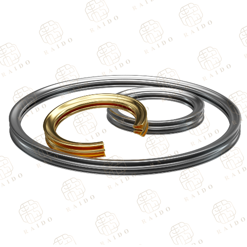 Stainless steel inner diameter opening metal E-ring